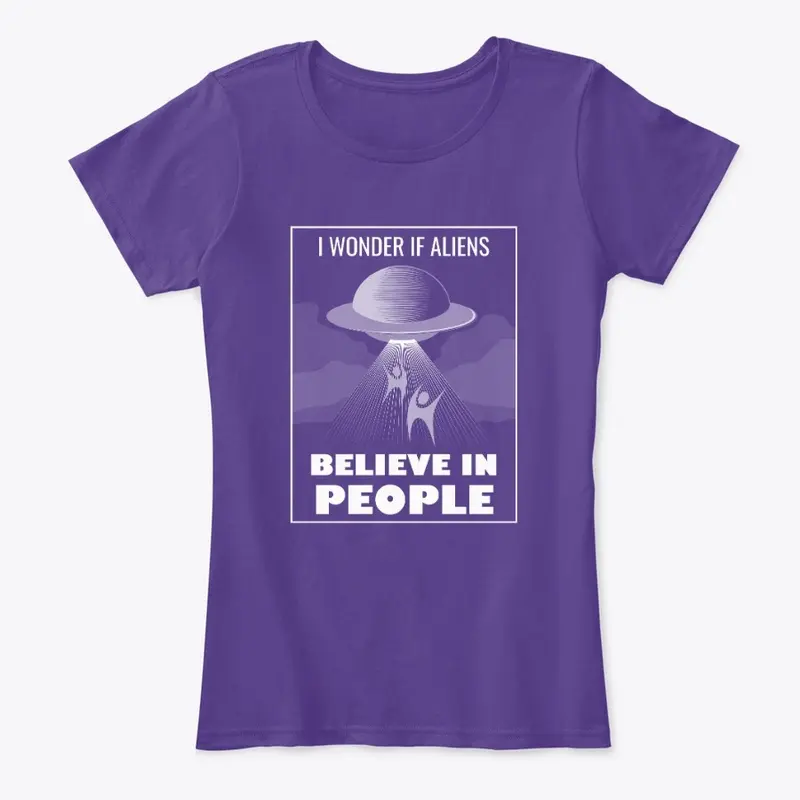 Aliens believe in people